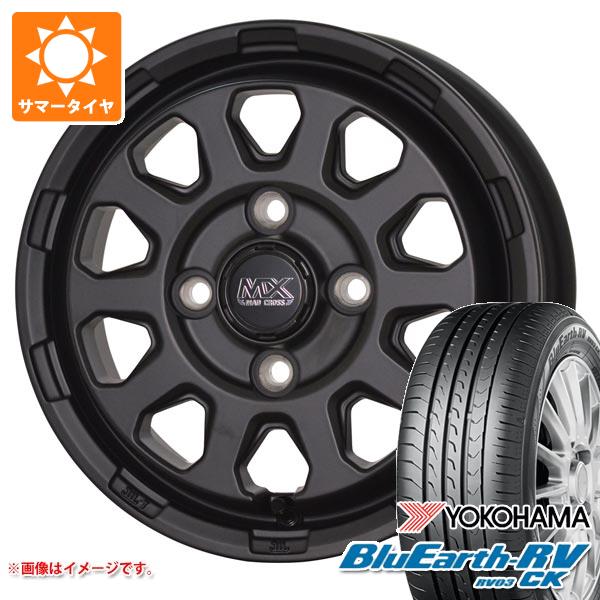 【タイヤ交換対象】エブリイワゴン DA17W用 サマータイヤ ヨコハマ ブルーアースRV RV03CK 165/60R14 75H マッドクロスレンジャー 4.5-14 タイヤホイール4本セット