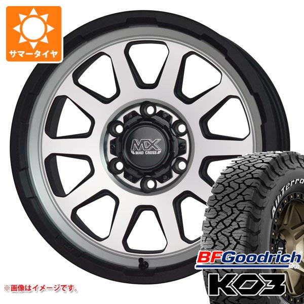 【タイヤ交換対象】トヨタ ハイエース 200系用 サマータイヤ BFグッドリッチ オールテレーンT/A KO3 LT195/80R15 107S ホワイトレター マッドクロスレンジャー 6.0-15 タイヤホイール4本セット