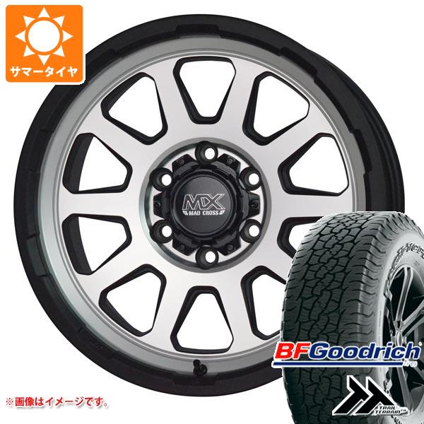 【タイヤ交換対象】ランドクルーザー プラド 150系用 サマータイヤ BFグッドリッチ トレールテレーンT/A 265/60R18 110T アウトラインホワイトレター マッドクロスレンジャー 8.0-18 タイヤホイール4本セット