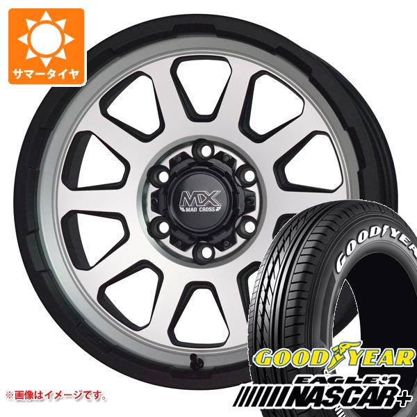 【タイヤ交換対象】ハイエース 200系用 2026年製 サマータイヤ グッドイヤー イーグル ＃1 ナスカープラス 215/65R16C 109/107R ホワイトレター マッドクロスレンジャー 6.5-16 タイヤホイール4本セット