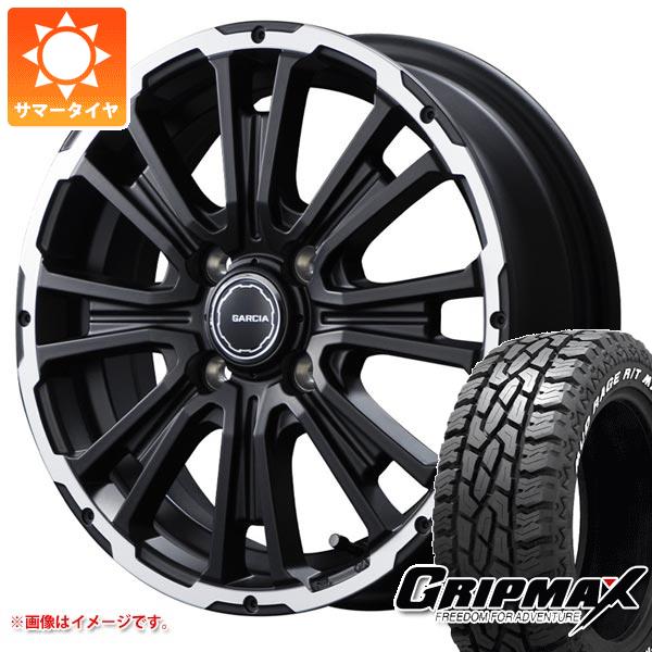 【タイヤ交換対象】スズキ エブリイバン DA17V用 サマータイヤ グリップマックス マッドレイジ R/T MAX 165R14 97/95Q ホワイトレター SS リボルバーKC 4.5-14 タイヤホイール4本セット
