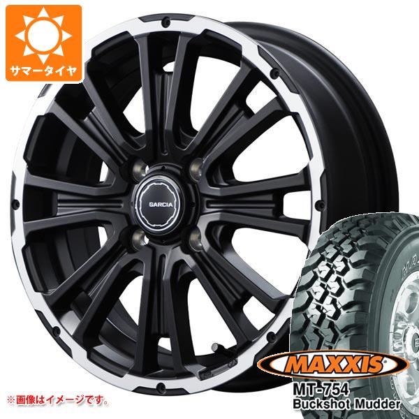 【タイヤ交換対象】ハスラー用 2026年製 サマータイヤ マキシス MT-754 バックショットマッダー 195R14C 106/104R 8PR アウトラインホワイトレター SS リボルバーKC 4.5-14 タイヤホイール4本セット