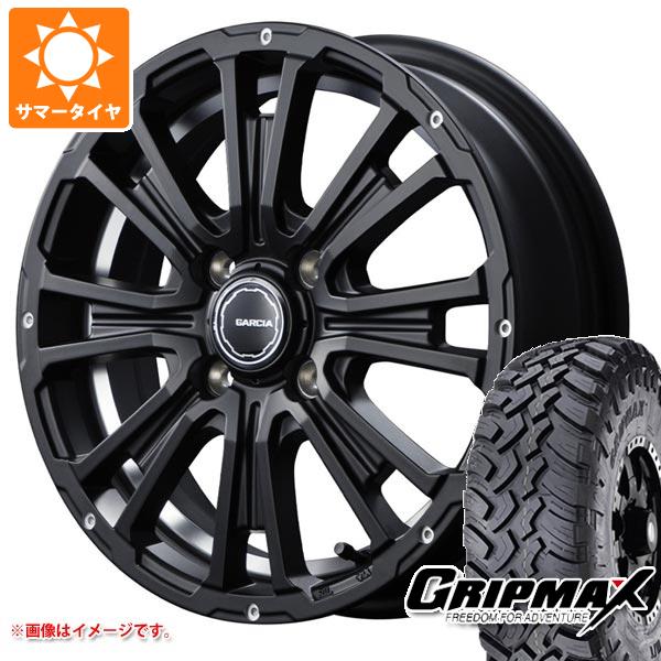 【タイヤ交換対象】アトレーワゴン S300系用 サマータイヤ グリップマックス マッドレイジ M/T 185R14C 102/100Q ホワイトレター SS リボルバーKC 4.5-14 タイヤホイール4本セット