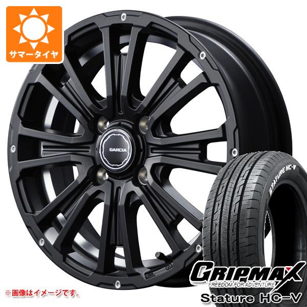 【タイヤ交換対象】キャリイ DA16T用 サマータイヤ グリップマックス スタチャー HC-V 145/80R12 80/78Q ホワイトレター SS リボルバーKC 4.0-12 タイヤホイール4本セット