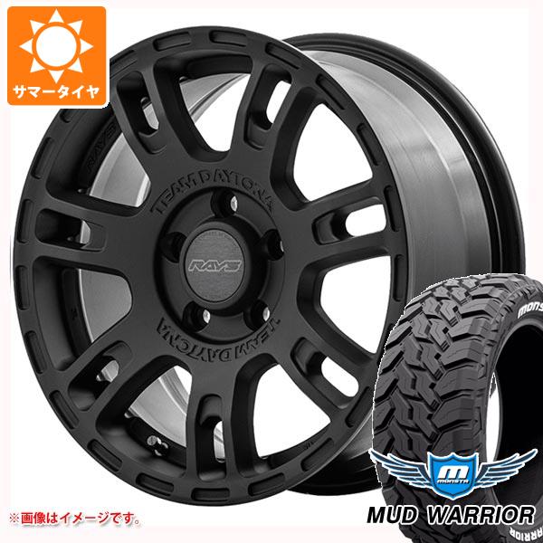 【タイヤ交換対象】エクリプスクロス GK系用 サマータイヤ モンスタ マッドウォーリアー LT235/70R16 104/101Q ホワイトレター レイズ デイトナ D207 7.0-16 タイヤホイール4本セット