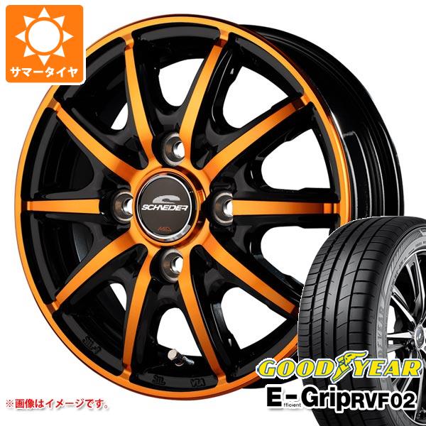 【タイヤ交換対象】サマータイヤ 165/65R14 79H グッドイヤー エフィシエントグリップ RVF02 MID ホイールズ RX10-K 4.5-14 タイヤホイール4本セット