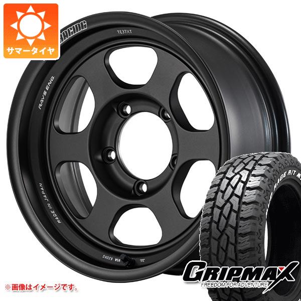 【タイヤ交換対象】スズキ ジムニーノマド JC74W用 サマータイヤ グリップマックス マッドレイジ R/T MAX LT185/85R16 105/103Q ホワイトレター レイズ ボルクレーシング TE37XT for J UL 6.0-16 タイヤホイール4本セット