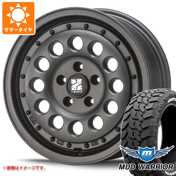 【タイヤ交換対象】サマータイヤ 235/70R16 104/101Q モンスタ マッドウォーリアー ホワイトレター MLJ エクストリームJ ラギッド 6.5-16 タイヤホイール4本セット