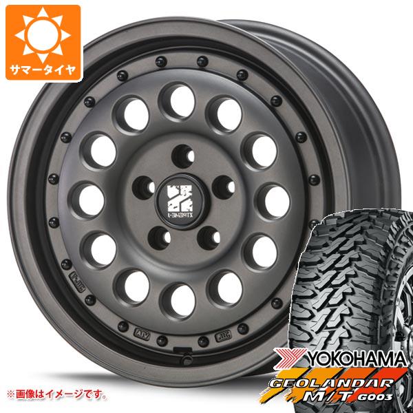 【タイヤ交換対象】T32エクストレイル用 サマータイヤ ヨコハマ ジオランダー M/T G003 225/70R16 103S MLJ エクストリームJ ラギッド 6.5-16 タイヤホイール4本セット