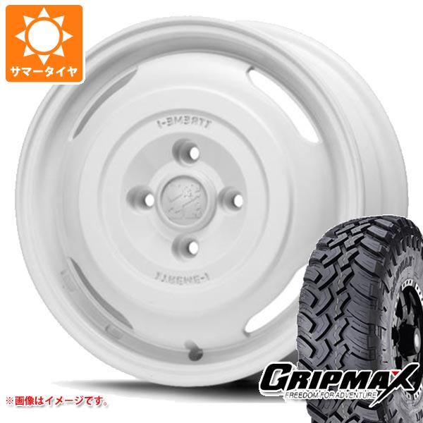 【タイヤ交換対象】アトレーワゴン S300系用 サマータイヤ グリップマックス マッドレイジ M/T 185R14C 102/100Q ホワイトレター MLJ エクストリームJ ジャーニー 4.5-14 タイヤホイール4本セット