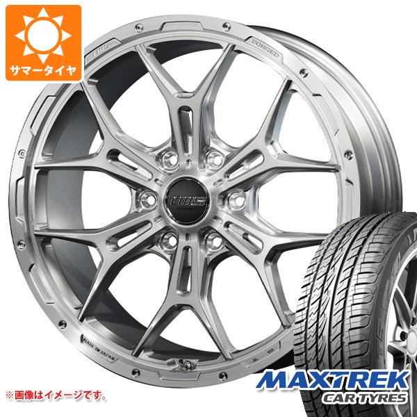 【タイヤ交換対象】ランドクルーザー プラド 150系用 サマータイヤ マックストレック フォルティス T5 275/55R20 117V XL TWS 306S ジオクロス モノブロック 8.5-20 タイヤホイール4本セット