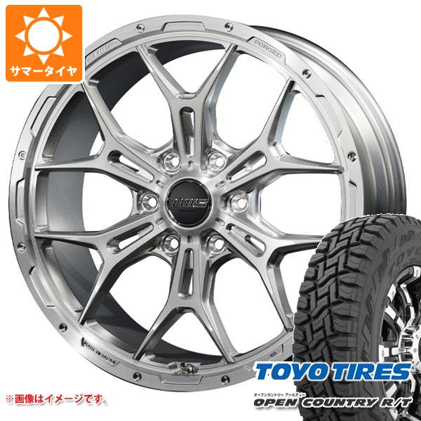 【タイヤ交換対象】ハイラックス 120系用 サマータイヤ トーヨー オープンカントリー R/T LT275/55R20 115/112Q ホワイトレター TWS 306S ジオクロス モノブロック 8.5-20 タイヤホイール4本セット