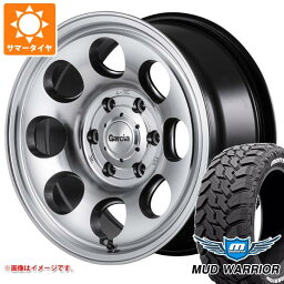 【タイヤ交換対象】ハイラックスサーフ215系用 サマータイヤ モンスタ マッドウォーリアー LT265/65R17 120/117Q ホワイトレター ガルシア パーム8 8.0-17 タイヤホイール4本セット