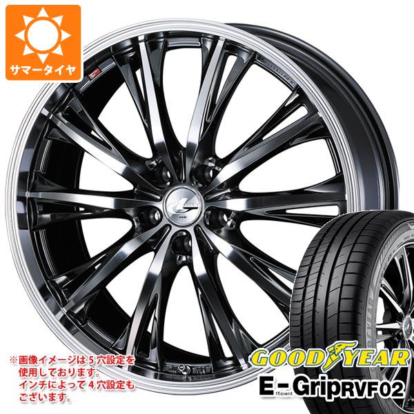 【タイヤ交換対象】サマータイヤ 175/65R15 84H グッドイヤー エフィシエントグリップ RVF02 レオニス RT 5.5-15 タイヤホイール4本セット
