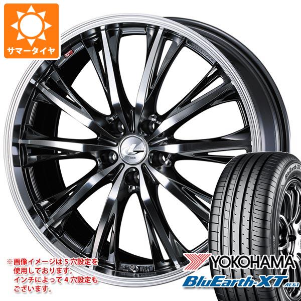 乐天商城 - 【タイヤ交換対象】サマータイヤ 225/50R18 95V ヨコハマ ブルーアースXT AE61 レオニス RT 8.0-18 タイヤホイール4本セット