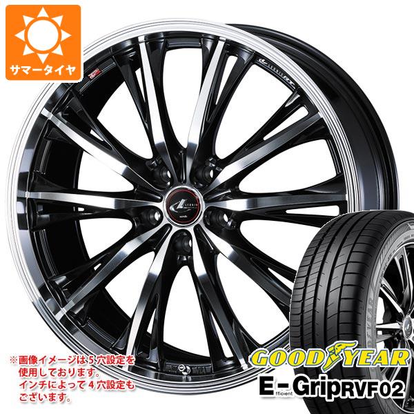 Rakuten - 【タイヤ交換対象】サマータイヤ 205/60R16 92V グッドイヤー エフィシエントグリップ RVF02 レオニス RT 6.5-16 タイヤホイール4本セット