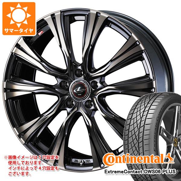 【タイヤ交換対象】サマータイヤ 215/45R18 93Y XL コンチネンタル エクストリームコンタクト DWS06 プラス レオニス VR 7.0-18 タイヤホイール4本セット