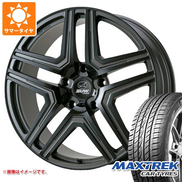 【タイヤ交換対象】LX570用 サマータイヤ マックストレック フォルティス T5 285/45R22 114V XL クライメイト ルクソール 9.5-22 タイヤホイール4本セット