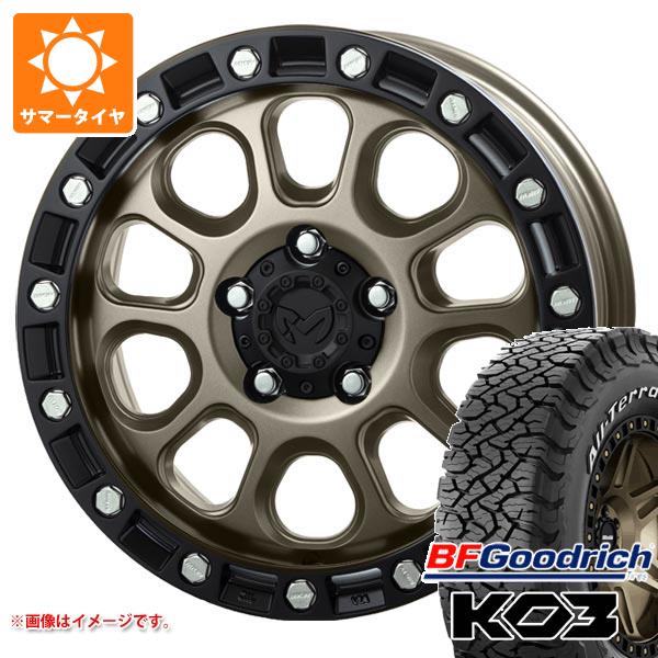 【タイヤ交換対象】エクリプスクロス GK系用 サマータイヤ BFグッドリッチ オールテレーンT/A KO3 LT225/65R17 107/103S ブラックレター MKW M204 8.0-17 タイヤホイール4本セット