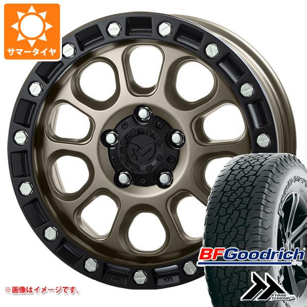 【タイヤ交換対象】エクリプスクロス GK系用 サマータイヤ BFグッドリッチ トレールテレーンT/A 235/65R17 108T XL アウトラインホワイトレター MKW M204 8.0-17 タイヤホイール4本セット