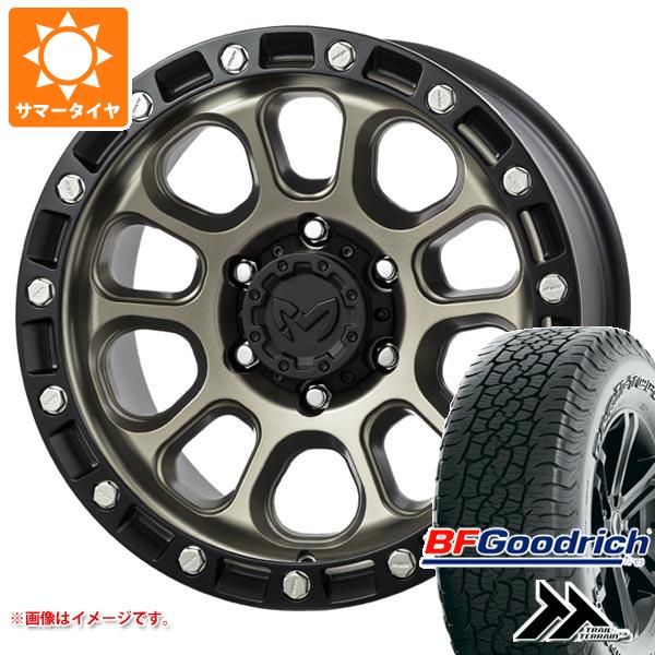 【タイヤ交換対象】ランドクルーザー プラド 150系用 サマータイヤ BFグッドリッチ トレールテレーンT/A 265/65R17 112T アウトラインホワイトレター MKW M204 8.0-17 タイヤホイール4本セット