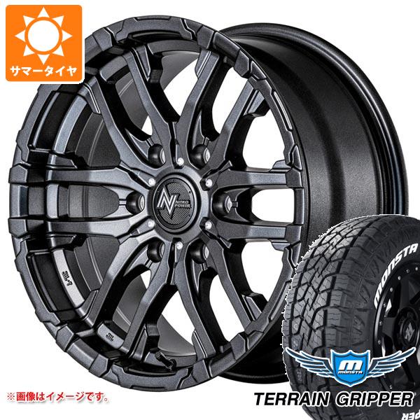 【タイヤ交換対象】NV350キャラバン E26用 2026年製 サマータイヤ モンスタ テレーングリッパー 215/70R16 107/105Q LT ホワイトレター ナイトロパワー M26 クロスファング 6.5-16 タイヤホイール4本セット