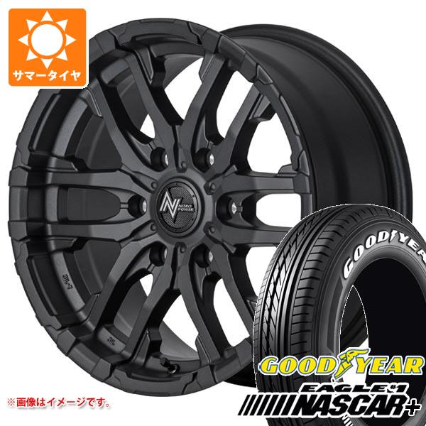 【タイヤ交換対象】ハイエース 200系用 2026年製 サマータイヤ グッドイヤー イーグル ＃1 ナスカープラス 215/65R16C 109/107R ホワイトレター ナイトロパワー M26 クロスファング 6.5-16 タイヤホイール4本セット