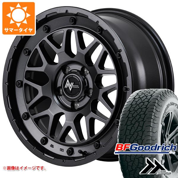 【タイヤ交換対象】CX-8 KG系用 サマータイヤ BFグッドリッチ トレールテレーンT/A 235/65R17 108T XL アウトラインホワイトレター ナイトロパワー M29 スティンガー 7.0-17 タイヤホイール4本セット