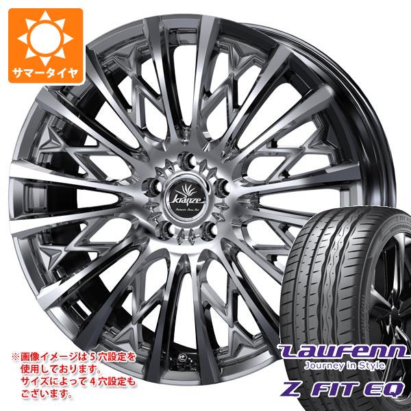 【タイヤ交換対象】サマータイヤ 235/35R19 91Y XL ラウフェン Zフィット EQ LK03 クレンツェ シュリット 855エボ 8.0-19 タイヤホイール4本セット