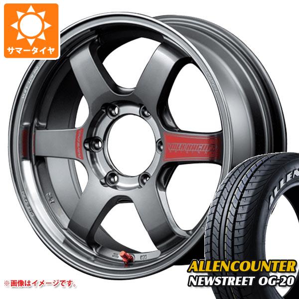 【タイヤ交換対象】ハイエース 200系用 サマータイヤ オーレンカウンター ニューストリート OG-20 215/60R17C 109/107T ホワイトレター レイズ ボルクレーシング TE37SB SL 6.5-17 タイヤホイール4本セット