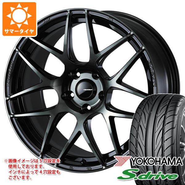 【タイヤ交換対象】サマータイヤ 165/45R16 74V REINF ヨコハマ DNA S.ドライブ ES03 ES03N ウェッズスポーツ SA-27R 5.0-16 タイヤホイール4本セット