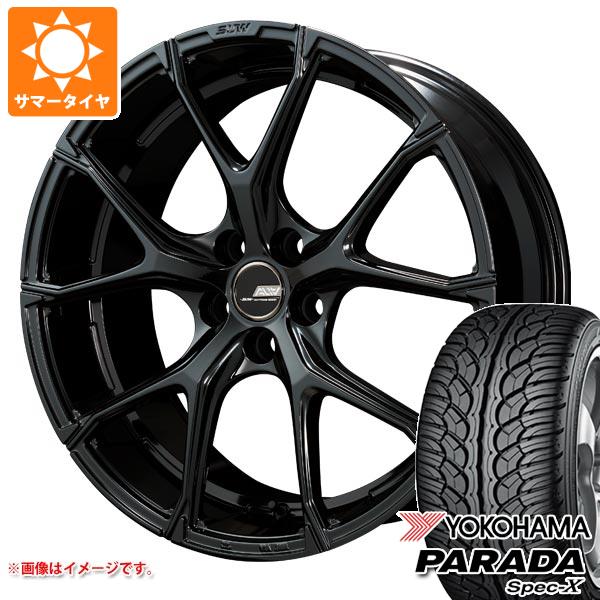 【タイヤ交換対象】サマータイヤ 235/55R20 102V ヨコハマ パラダ スペック-X PA02 クライメイト アリア LM-r 8.5-20 タイヤホイール4本セット