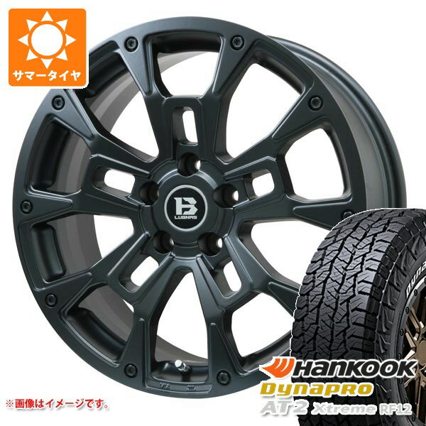 【タイヤ交換対象】ミツビシ エクリプスクロス GK系用 サマータイヤ ハンコック ダイナプロAT2 エクストリーム RF12 225/70R16 103T ホワイトレター Bラグナス BRD 6.5-16 タイヤホイール4本セット