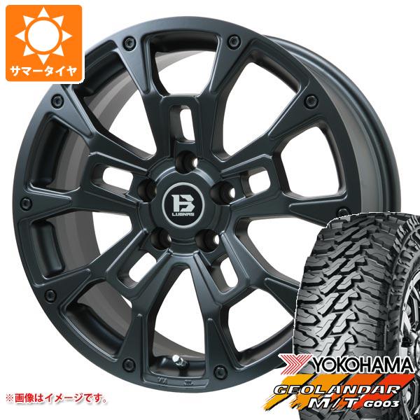 【タイヤ交換対象】エクリプスクロス GK系用 サマータイヤ ヨコハマ ジオランダー M/T G003 LT225/65R17 107/103Q Bラグナス BRD 7.0-17 タイヤホイール4本セット