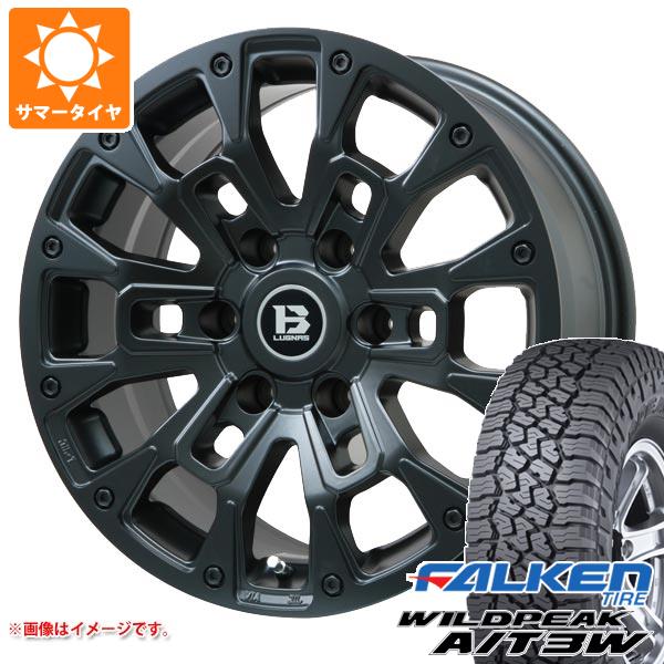 【タイヤ交換対象】5本セット トヨタ FJクルーザー 10系用 サマータイヤ ファルケン ワイルドピーク A/T3W LT265/70R17 121/118R Bラグナス BRD 8.0-17 タイヤホイール5本セット