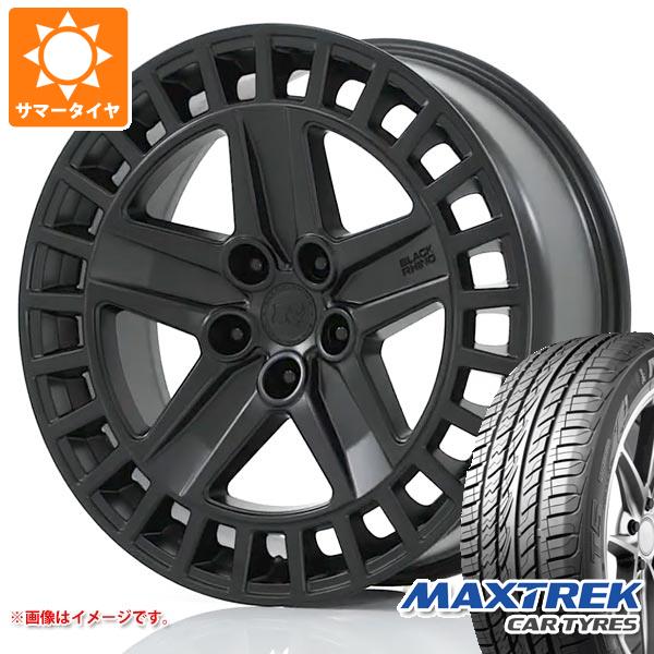 【タイヤ交換対象】ランドローバー ディフェンダー L663用 サマータイヤ マックストレック フォルティス T5 275/55R20 117V XL ブラックライノ オールストン タイヤホイール4本セット