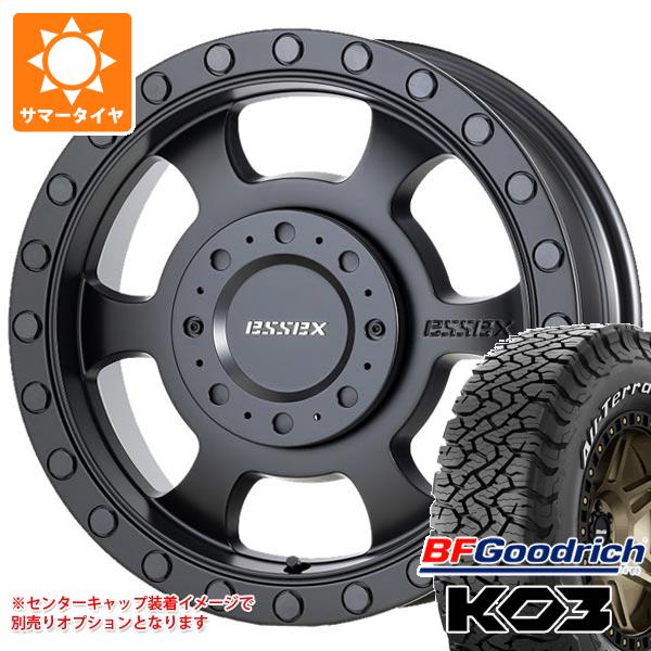 【タイヤ交換対象】ハイエース 200系用 2026年製 サマータイヤ BFグッドリッチ オールテレーンT/A KO3 LT215/70R16 100/97S ホワイトレター エセックス EU 6.5-16 タイヤホイール4本セット
