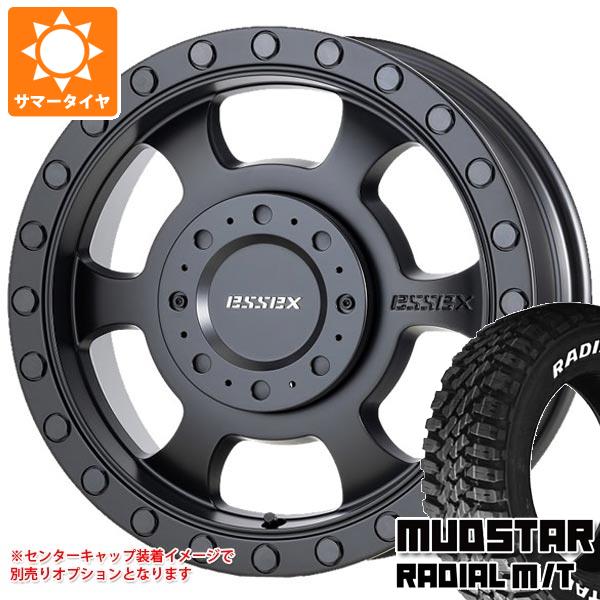 【タイヤ交換対象】ハイエース 200系用 サマータイヤ マッドスター ラジアル M/T 215/65R16C 109/107R ホワイトレター エセックス EU 6.5-16 タイヤホイール4本セット