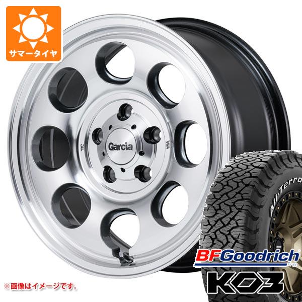 【タイヤ交換対象】エクリプスクロス GK系用 サマータイヤ BFグッドリッチ オールテレーンT/A KO3 LT235/70R16 110/107S ホワイトレター ガルシア パーム8 7.0-16 タイヤホイール4本セット