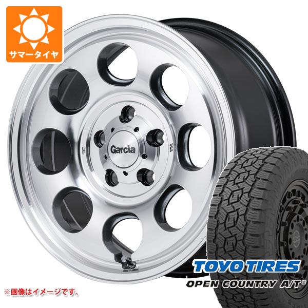 【タイヤ交換対象】ミツビシ エクリプスクロス GK系用 サマータイヤ トーヨー オープンカントリー A/T3 225/70R16 103H ブラックレター ガルシア パーム8 7.0-16 タイヤホイール4本セット