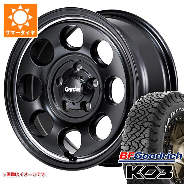 【タイヤ交換対象】T32エクストレイル用 サマータイヤ BFグッドリッチ オールテレーンT/A KO3 LT225/70R16 102/99S ホワイトレター ガルシア パーム8 7.0-16 タイヤホイール4本セット