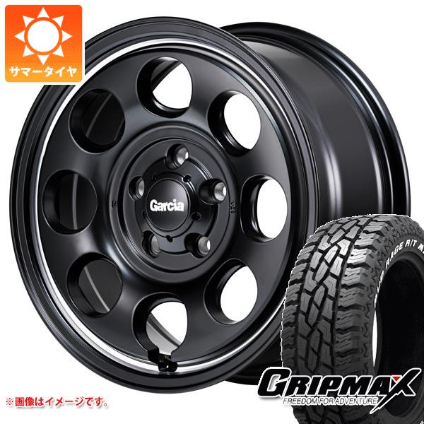 【タイヤ交換対象】ミツビシ エクリプスクロス GK系用 サマータイヤ グリップマックス マッドレイジ R/T MAX LT225/70R16 102/99R ホワイトレター ガルシア パーム8 7.0-16 タイヤホイール4本セット