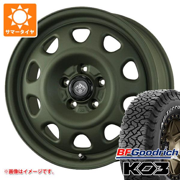 【タイヤ交換対象】CX-5 KE/KF系用 2025年製サマータイヤ BFグッドリッチ オールテレーンT/A KO3 LT225/70R16 102/99S ホワイトレター ランドフット SWZ 7.0-16 タイヤホイール4本セット