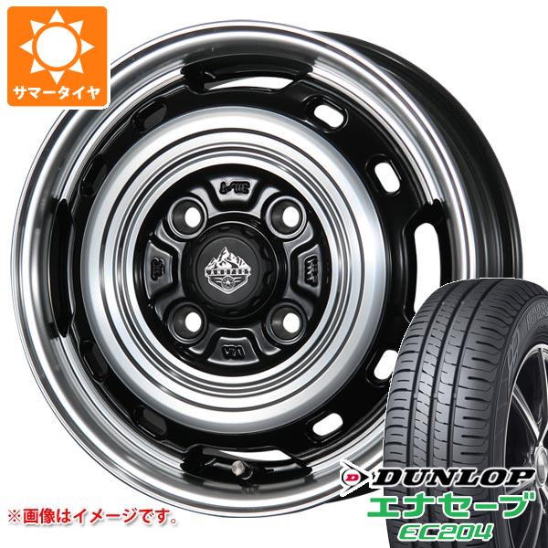 【タイヤ交換対象】キャリイ DA16T用 サマータイヤ ダンロップ エナセーブ EC204 165/60R15 77H ランドフット XFG 4.5-15 タイヤホイール4本セット