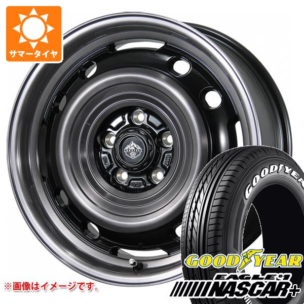【タイヤ交換対象】T31エクストレイル用 2026年製 サマータイヤ グッドイヤー イーグル ＃1 ナスカープラス 215/65R16C 109/107R ホワイトレター ランドフット XFG 7.0-16 タイヤホイール4本セット