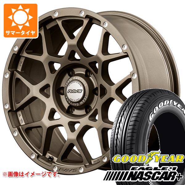 【タイヤ交換対象】ハイエース 200系用 2026年製 サマータイヤ グッドイヤー イーグル ＃1 ナスカープラス 215/65R16C 109/107R ホワイトレター レイズ デイトナ M8 6.5-16 タイヤホイール4本セット