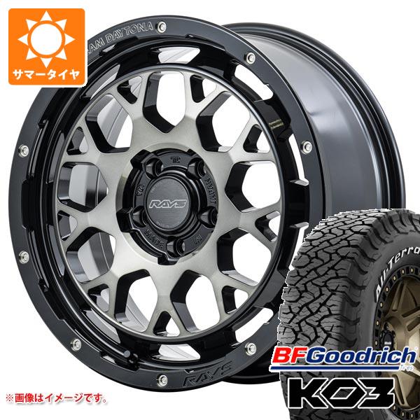 【タイヤ交換対象】エクリプスクロス GK系用 サマータイヤ BFグッドリッチ オールテレーンT/A KO3 LT215/70R16 100/97S ホワイトレター レイズ デイトナ M9+ 7.0-16 タイヤホイール4本セット