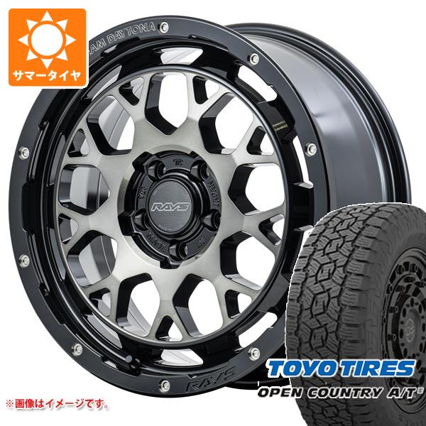 【タイヤ交換対象】アウトランダー GF/GG系用 サマータイヤ トーヨー オープンカントリー A/T3 215/70R16 100T レイズ デイトナ M9+ 7.0-16 タイヤホイール4本セットのサムネイル