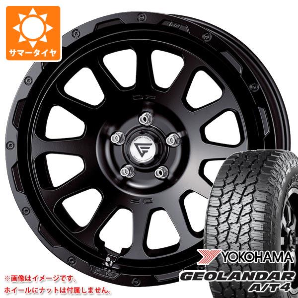 【タイヤ交換対象】ランドクルーザー300用 サマータイヤ ヨコハマ ジオランダー A/T4 G018 LT275/55R20 120/117S ブラックレター デルタフォース オーバル 9.0-20 タイヤホイール4本セット