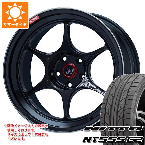 Rakuten - 【タイヤ交換対象】サマータイヤ 245/45R18 100Y XL ニットー NT555 G2 エンケイ パフォーマンスライン PF06 8.5-18 タイヤホイール4本セット